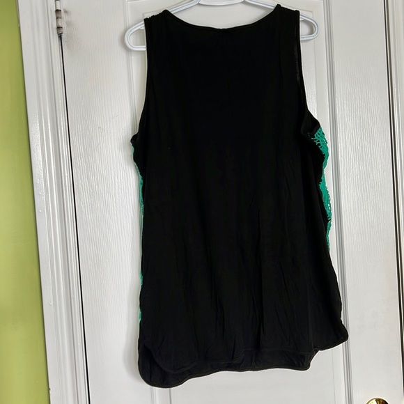 Addition Elle Crotchet Tank - Green - Picture 2 of 5